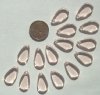 15 20x11mm Rose Flat Drops